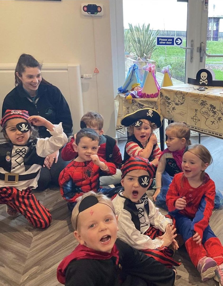 Children Dressed Up as Pirates