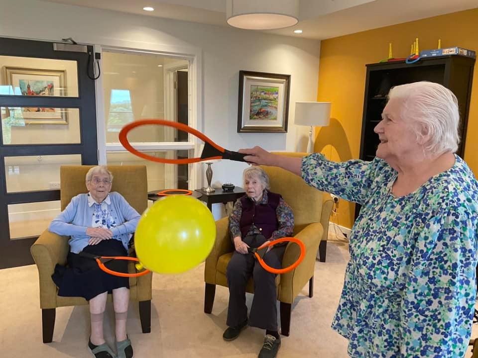 Residents at Queens View Harbour Care Home