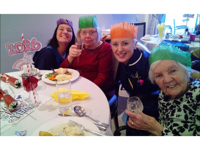 New Year at Queens View Harbour Care Home